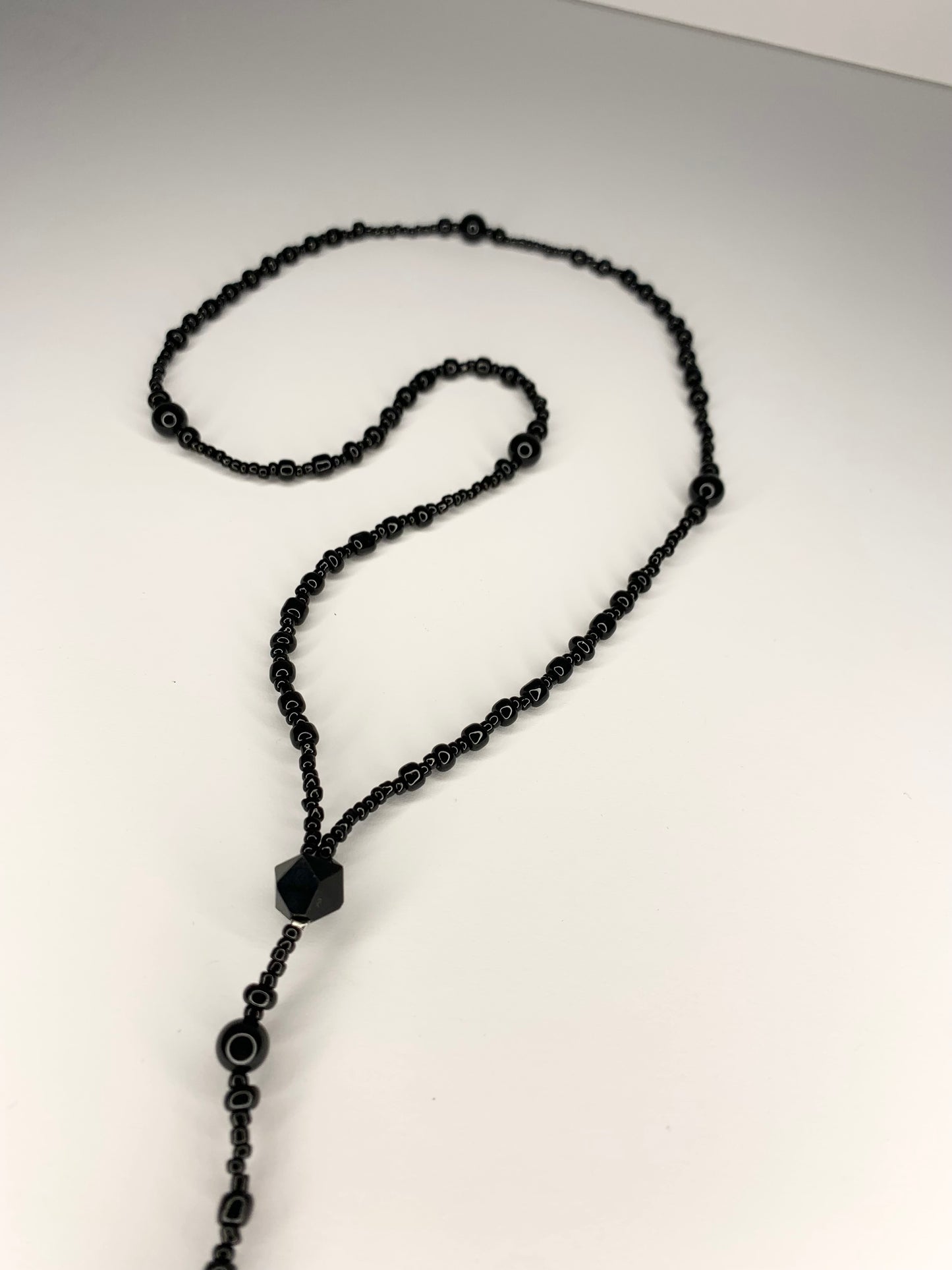 Mini Black Rosary